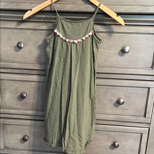 Old navy olive green girls dress